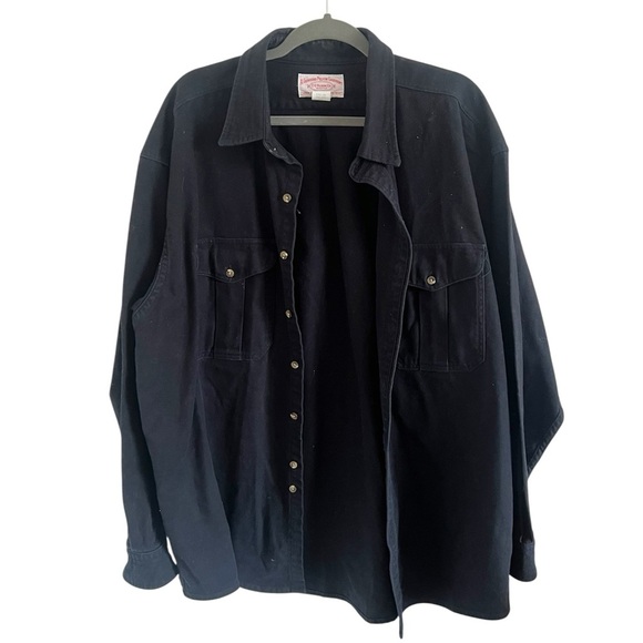 Vintage Filson Navy Button Up, size XXL - Picture 1 of 7
